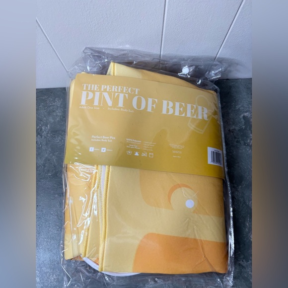 Hauntlook Pint of Beer Halloween Costume Funny Food Craft Beer new - Picture 2 of 4